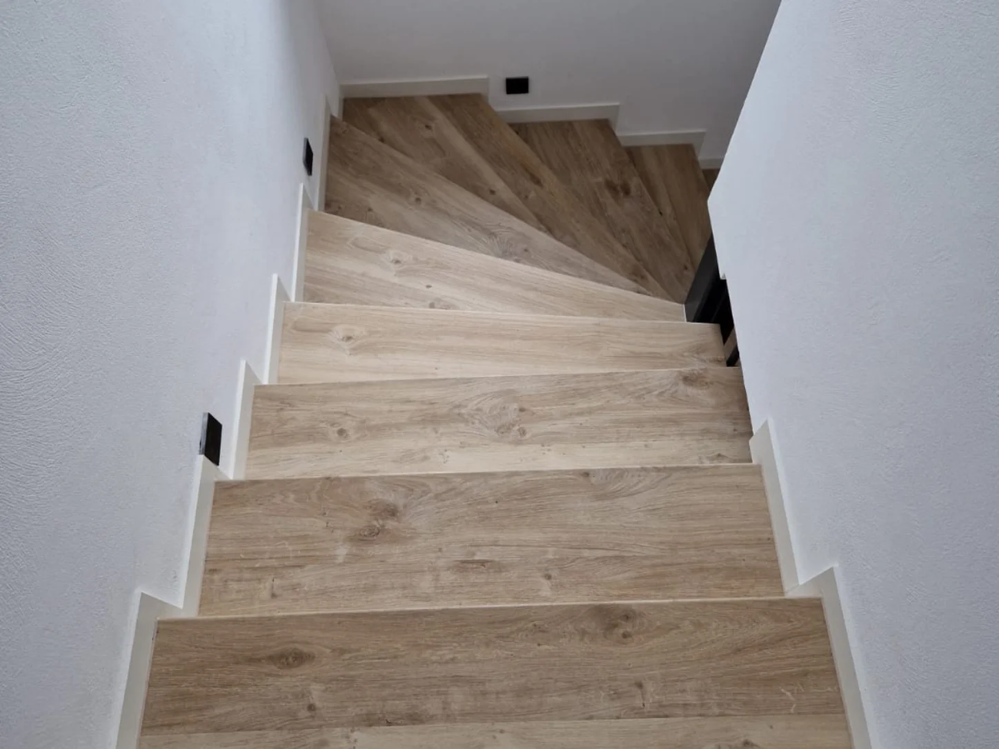 Vorher Blockstufe Haus