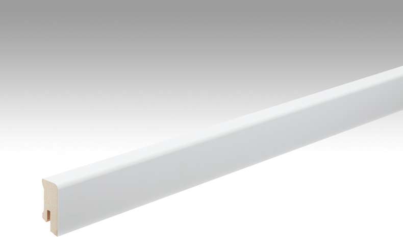 MEISTER Skirtings Uni white glossy DF 324 - 2380 x 38 x 16 mm (200009-2380-00324)