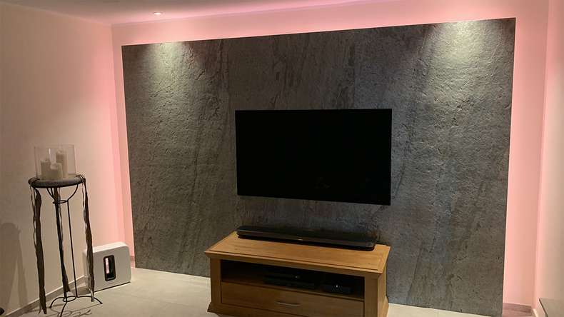 planeo EVOLITH EasyFix - Natural stone wall cladding Urban Grey 600 x 300 mm - 6pcs.