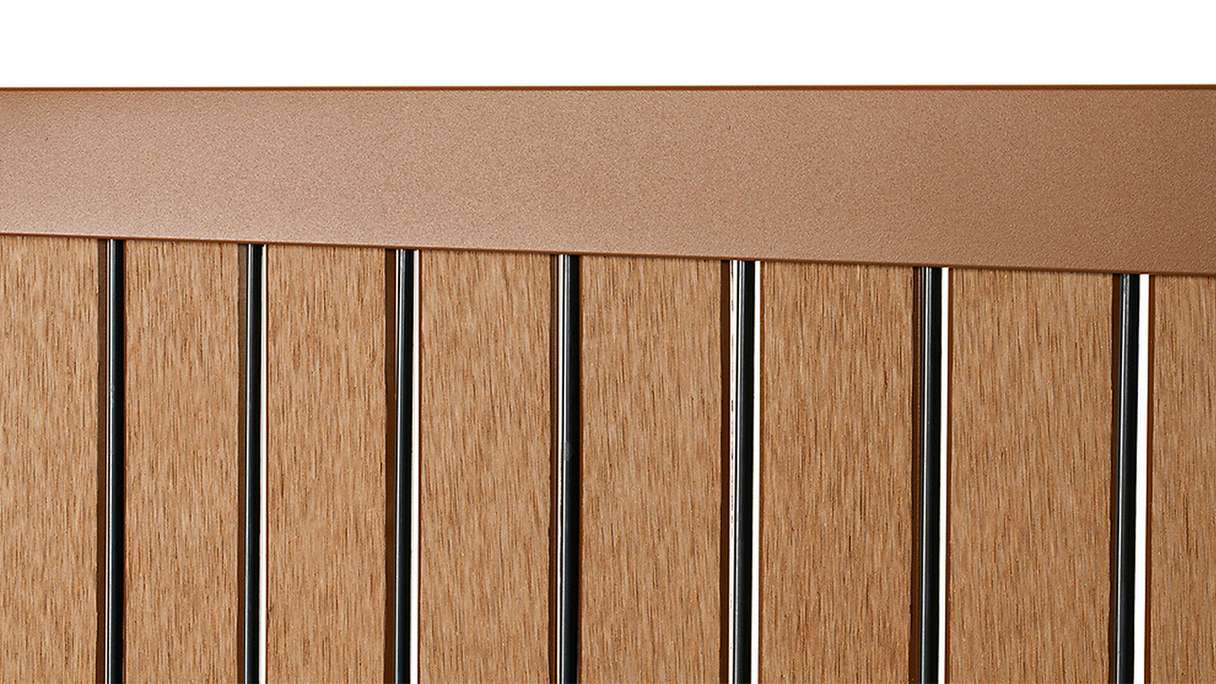 planeo WPC Strip Set - Brown L 250 x H 123-183cm