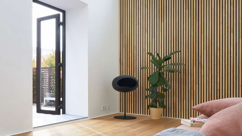 MEISTER acoustic panels Acoustic Sense WOOD - Pure oak 4311 - 260 x 33 cm