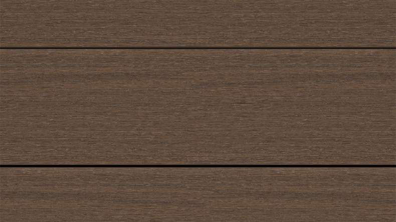 planeo ANTIKWoodline – WPC CoEx-coated solid decking board – Ipe Brown 3m – rustic/smooth brushed
