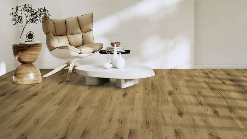 Gerflor Klick Vinyl - Senso Premium Rigid Acoustic Bambi fauve | Impact sound insulation integrated (40441629)