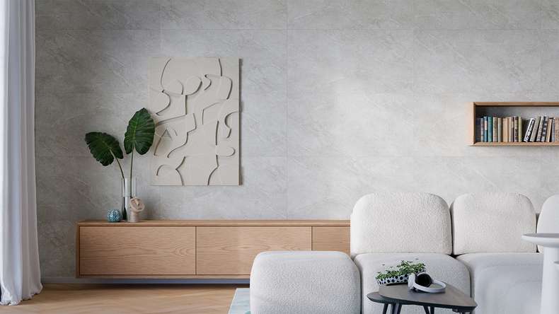 planeo wall cladding SPC - CeraRock Tile Light Sandstone 120 x 60 cm