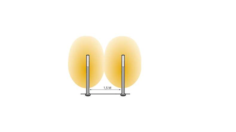 planeo garden lighting 12V - LED floor lamp Nodin - 3W 190Lumen