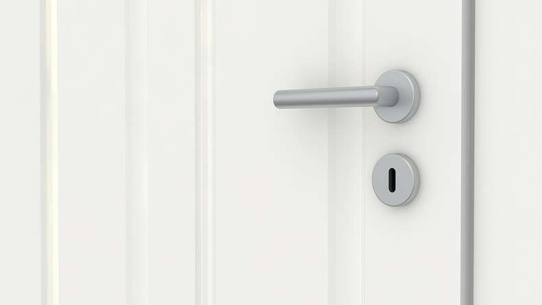 planeo country house interior door VELA Casa 4F AR white lacquer 9010 round edge | lacquered - 1985 x 610|735|860|985 mm