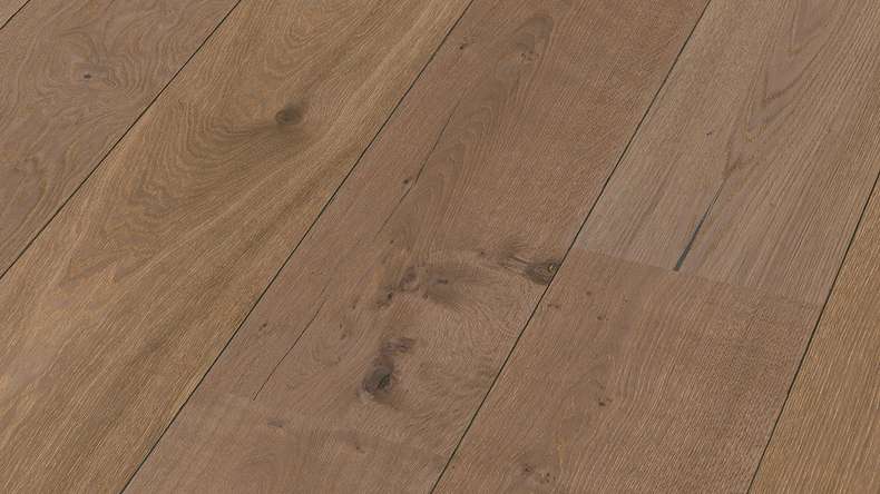 MEISTER Lindura wood flooring HD 400 - 08905 Oak authentic greige natural oiled 2200 x 270 x 11 mm (500213-2200270-08905)