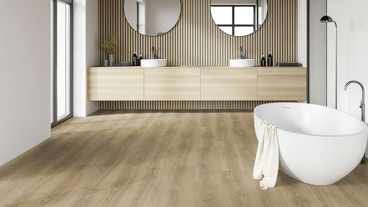 Gerflor Klick Vinyl - Senso Premium Rigid Acoustic Meadow spring honey | Impact sound insulation integrated (39471507)