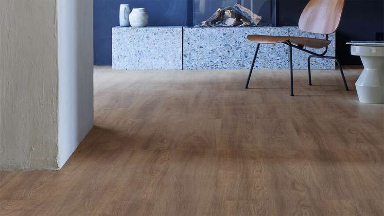 Forbo Allura Wood 70 adhesive vinyl - Dark Serene Oak (63645DR7)