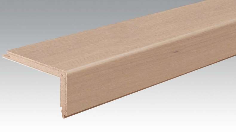 planeo Parquet stair nosing profile L-Profile - Authentica Oak Crema White (PMTL-1309)