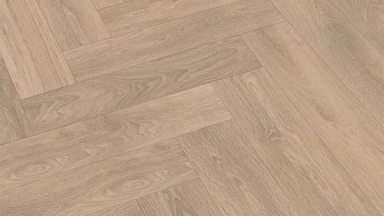 planeo laminate herringbone - pearl | synchronised embossing (LAMF-400)