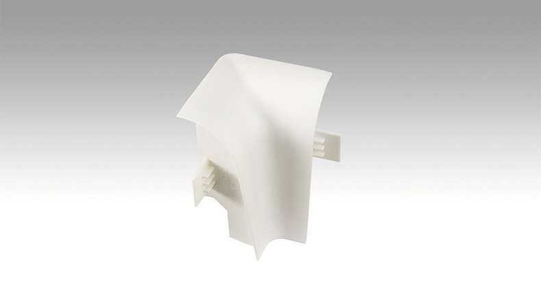 MEISTER inside corner for skirting board profile 2 PK 2001 White (800027-01-02001)