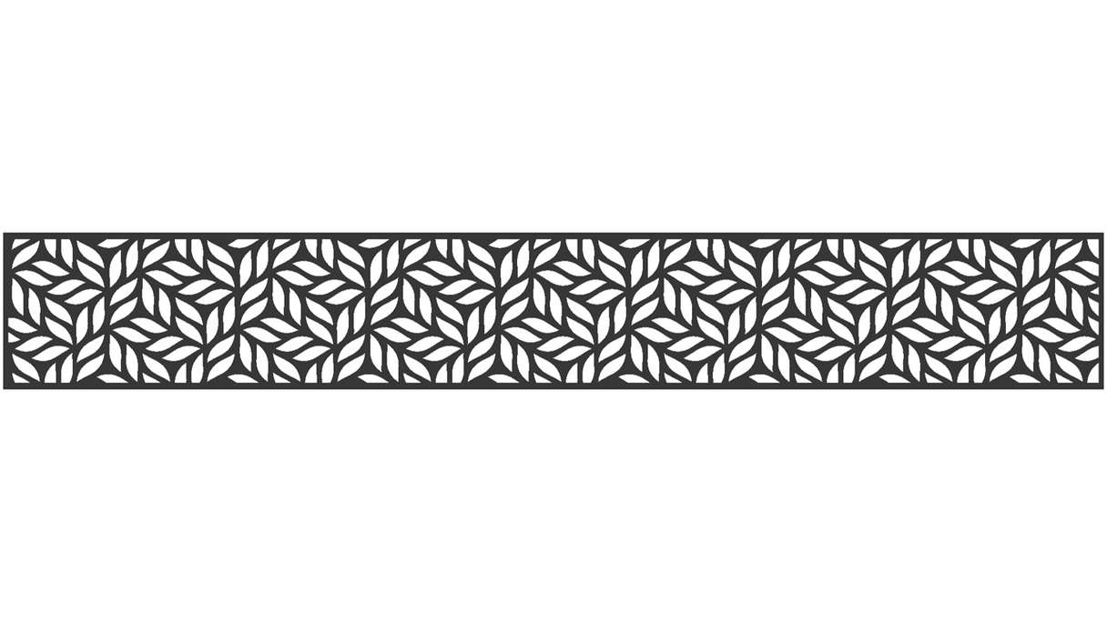 planeo Gardence – Designer insert 1800 x 300 x 1.5 mm, anthracite
