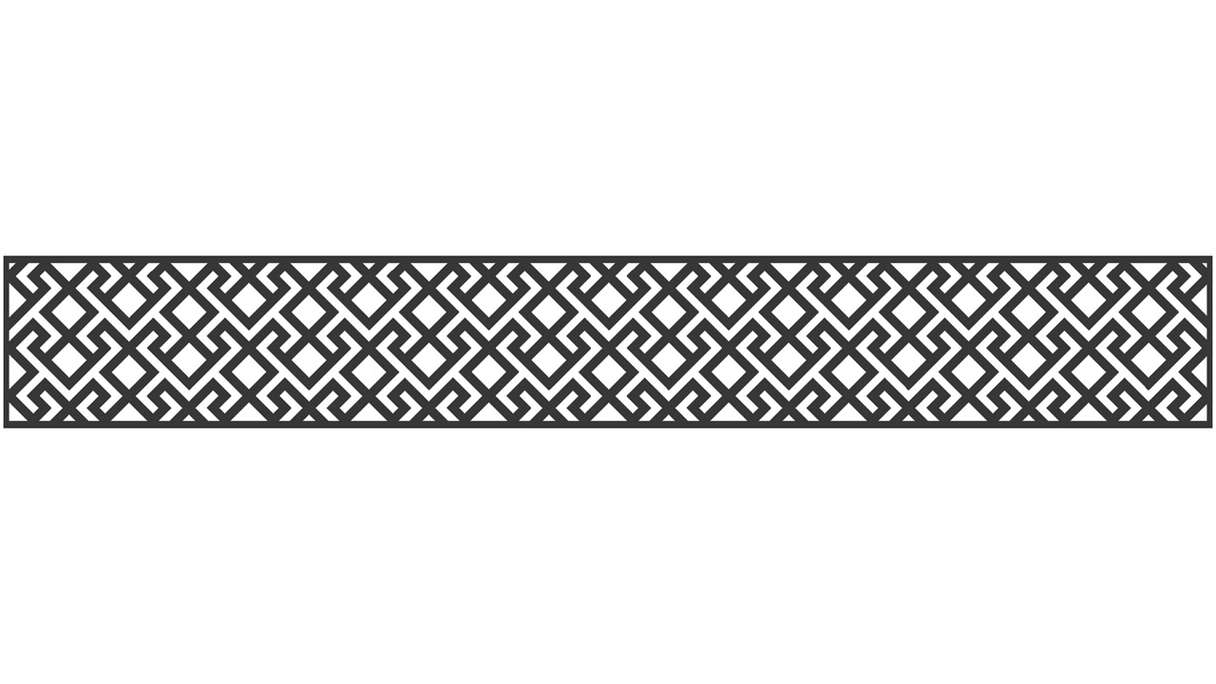 planeo Gardence – Designer insert 1800 x 300 x 1.5 mm, anthracite