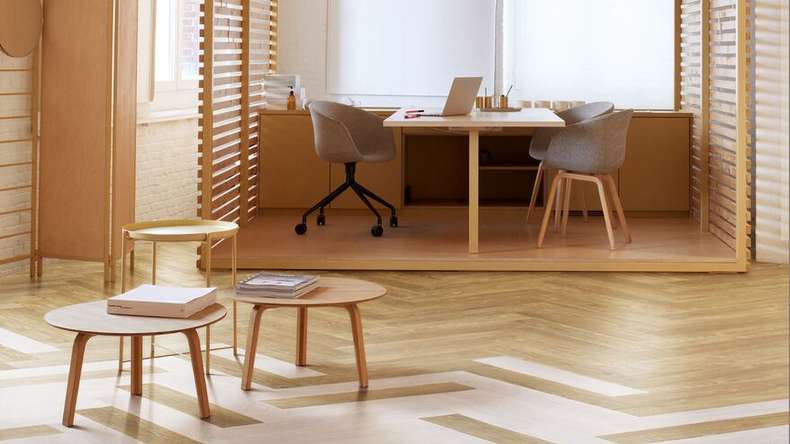 Forbo Allura Wood 70 Adhesive Vinyl - Ochre Ash 750 x 150 mm (63662DR7)
