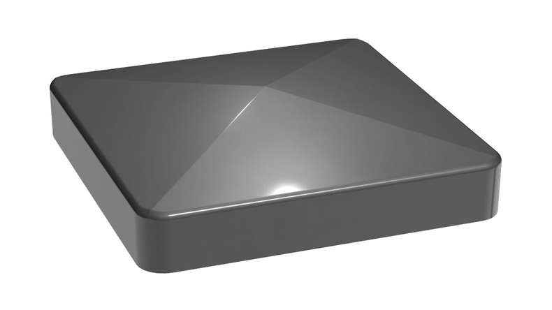 planeo Alumino post cap anthracite grey 7x7cm