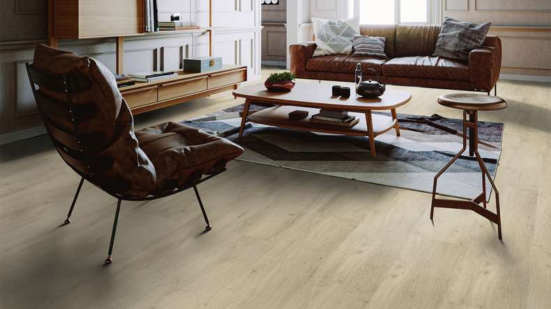 Gerflor click Vinyl - Virtuo 55 Rigid Acoustic Sunny Light | integrated impact sound insulation (39050996)