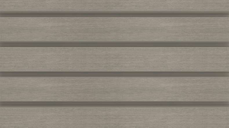 planeo LINEA Wide – WPC CoEx cladding, light grey, 2900 x 181 mm