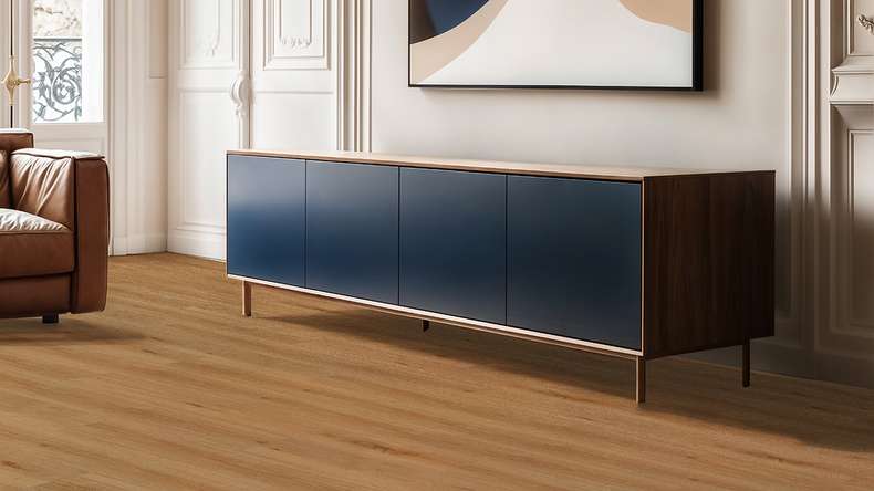 Gerflor Klick Vinyl Rigid - Creation 40 Clic Acoustic Aquinoah Honey | Impact sound insulation integrated (61301706)