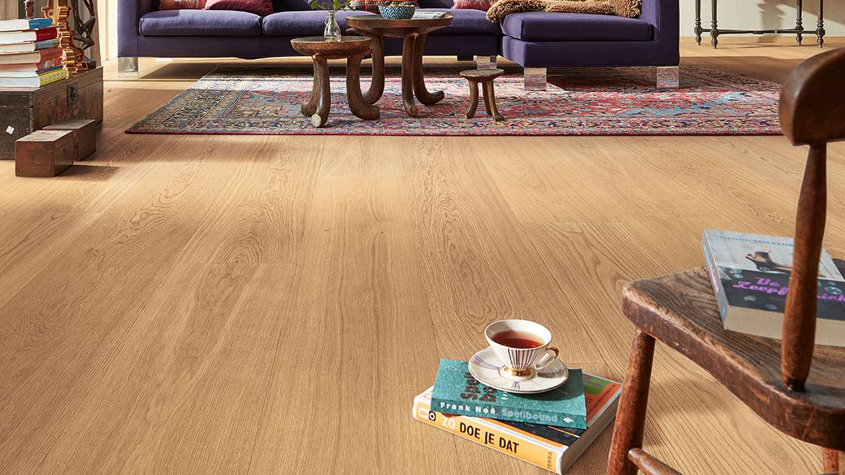 MEISTER Lindura wood flooring HD 400 - 08906 Oak natural pure natural oiled 2200 x 270 x 11 mm (500213-2200270-08906)