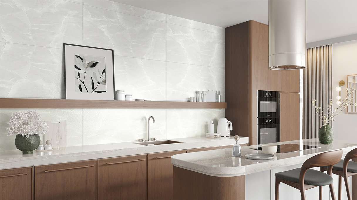 planeo wall cladding SPC - CeraRock Tile Light Grey Marble 120 x 60 cm