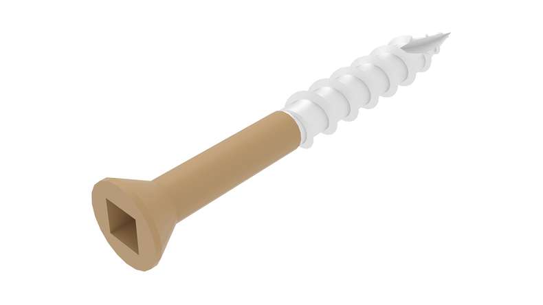 planeo coloured stainless steel screws – 5 x 50 mm, 100 pcs., including bit