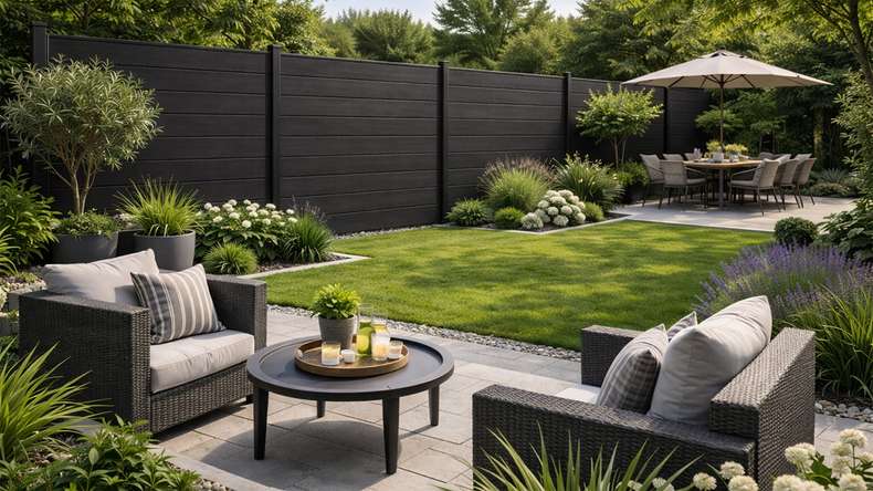 planeo Classic - BPC plug-in fence anthracite
