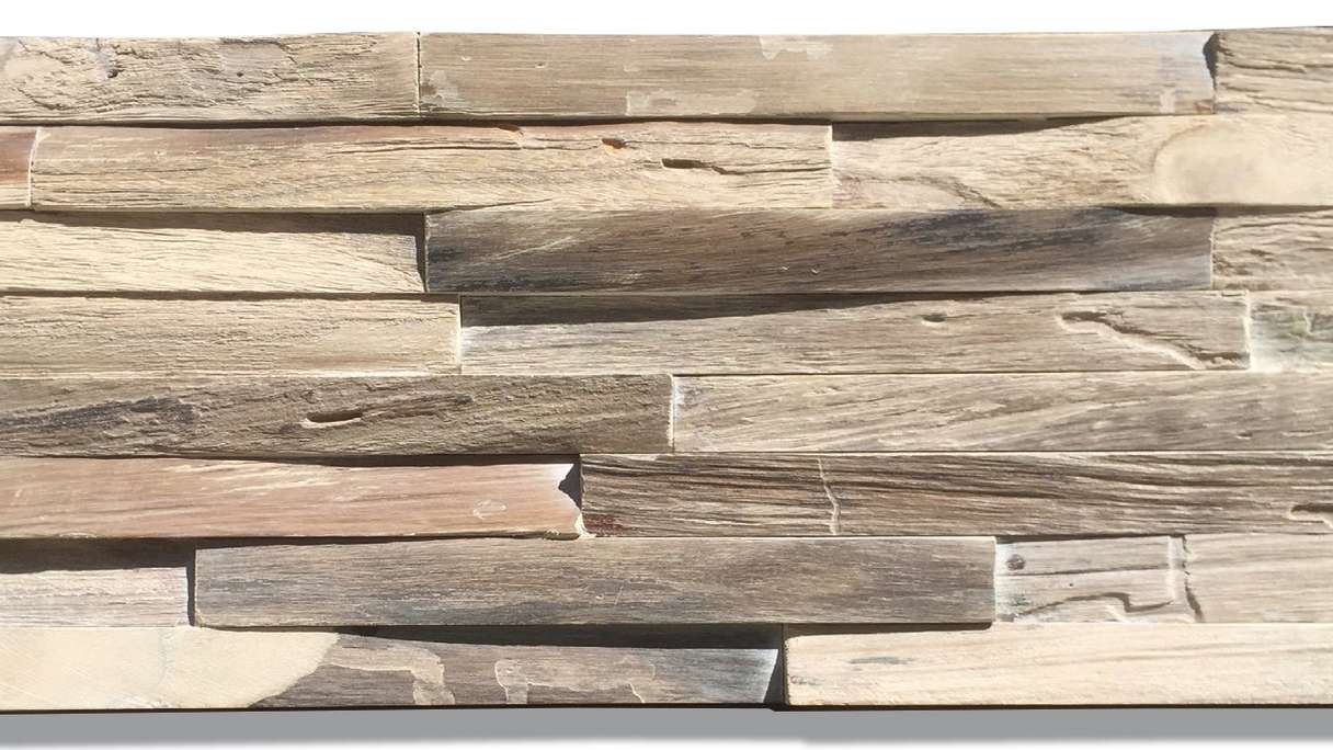 Skaben WoodWall – Teakwood Chic Gun Smoked