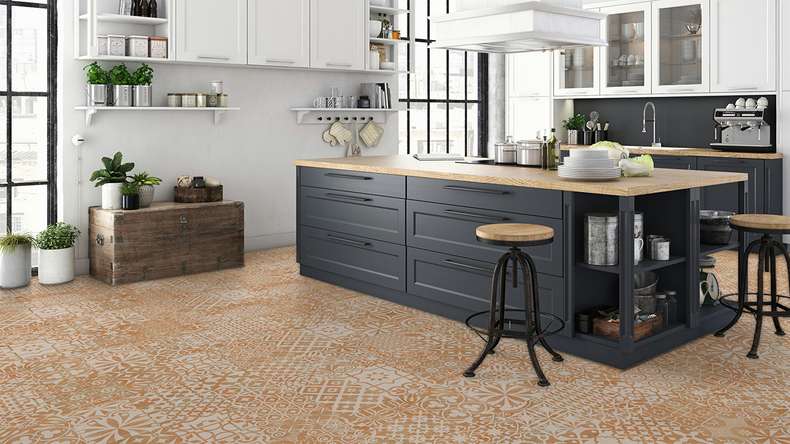 planeo laminate - QUADRAIC Terracotta Supermatt