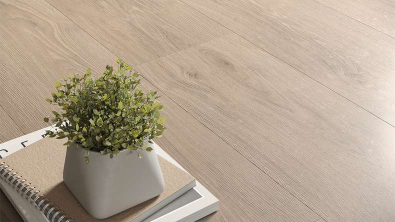 planeo adhesive vinyl - object Woodline Cream oak | synchronised embossing (PLDD2570-KER)