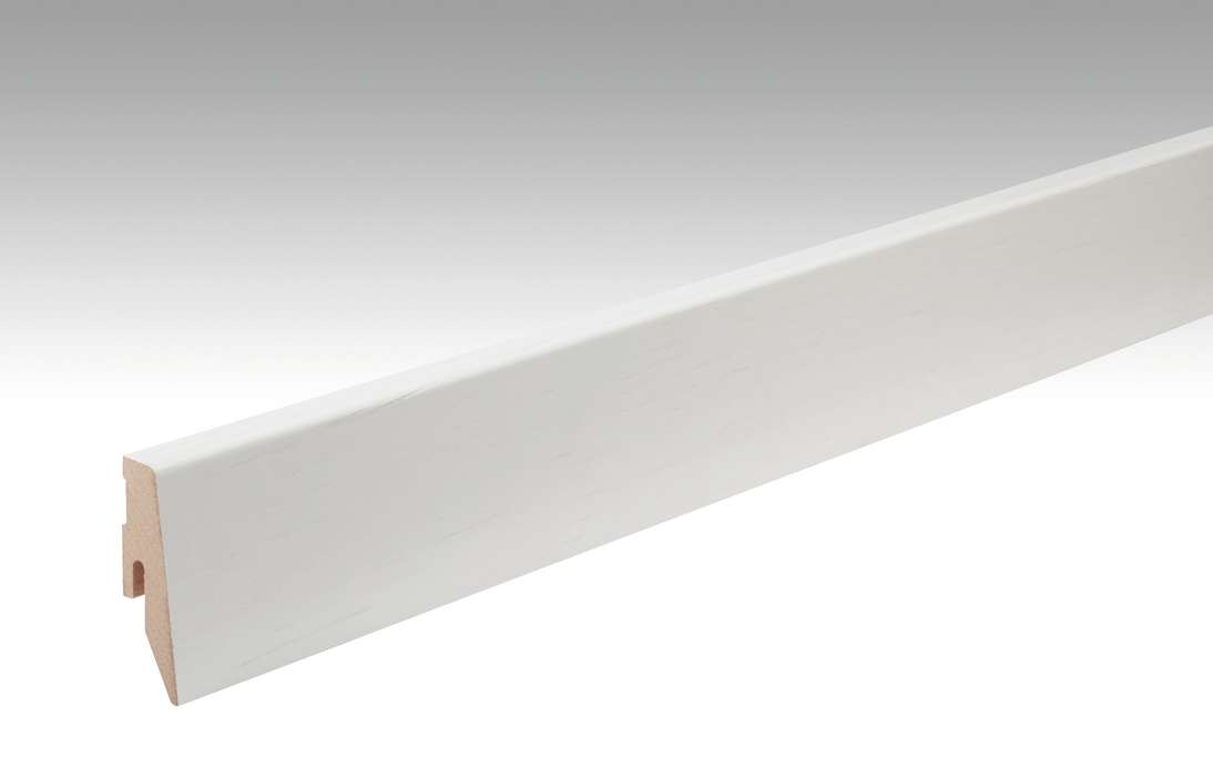 MEISTER skirtings oak white opaque 1079 - 2380 x 60 x 20 mm (200049-2380-01079)