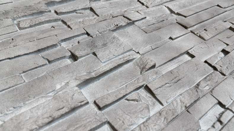 planeo stone-look facade panel - NoviStone Basalt 1054 x 334 mm