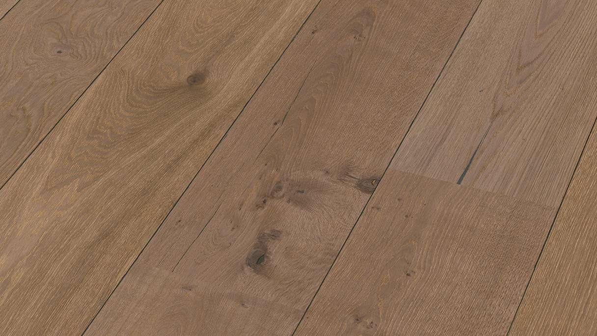 MEISTER Lindura wood flooring HD 400 - 08905 Oak authentic greige natural oiled 2200 x 270 x 11 mm (500213-2200270-08905)
