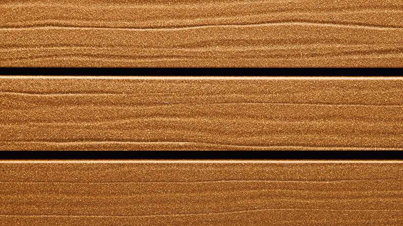 planeo Fassado - WPC rhombus strip facade cladding prime clay