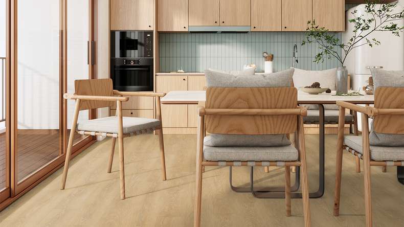 Gerflor Klick Vinyl - Senso Premium Rigid Acoustic Meadow honey | Impact sound insulation integrated (39471540)