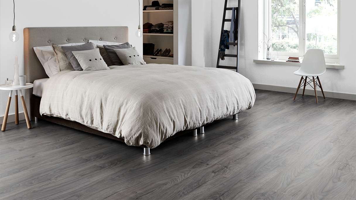 Forbo Allura Wood 40 adhesive vinyl - Rustic Anthracite Oak (60306DR4)