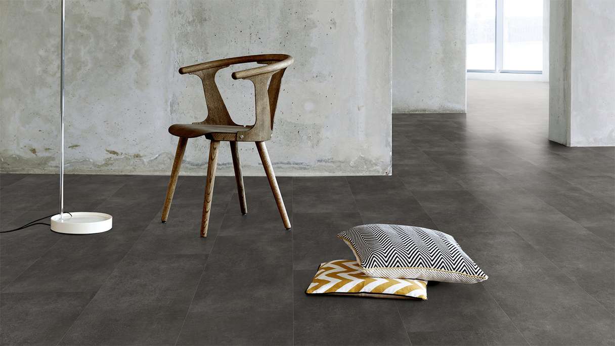 Gerflor click Vinyl - Virtuo 30 Rigid Acoustic Latina Dark | integrated impact sound insulation (39100992)