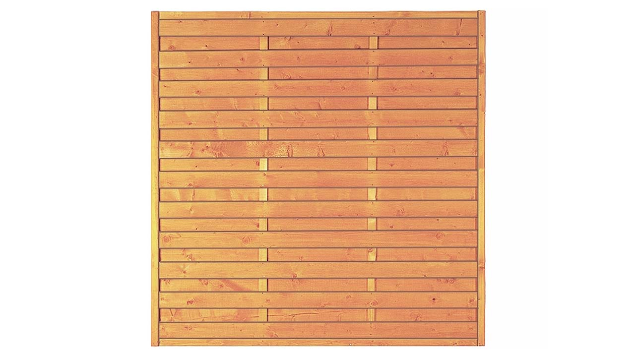 planeo TerraWood PRIME slat fence pine 180 x 180 cm Garden Fences