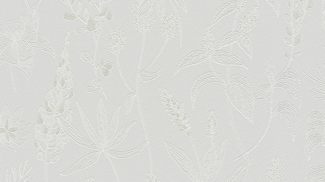 vinyl wallpaper grey modern classic flowers & nature Jette 5 636