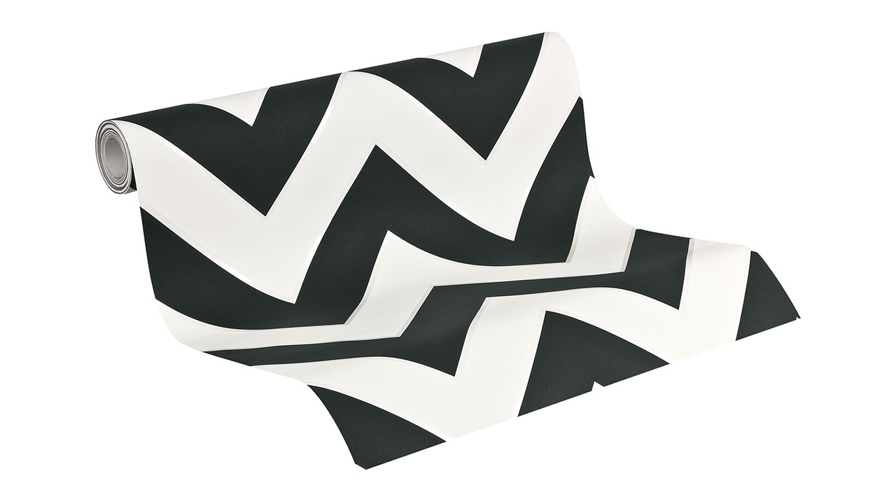 Vinyl wallpaper Black & White 4 A.S. Création Modern Black White 431 Wallpaper