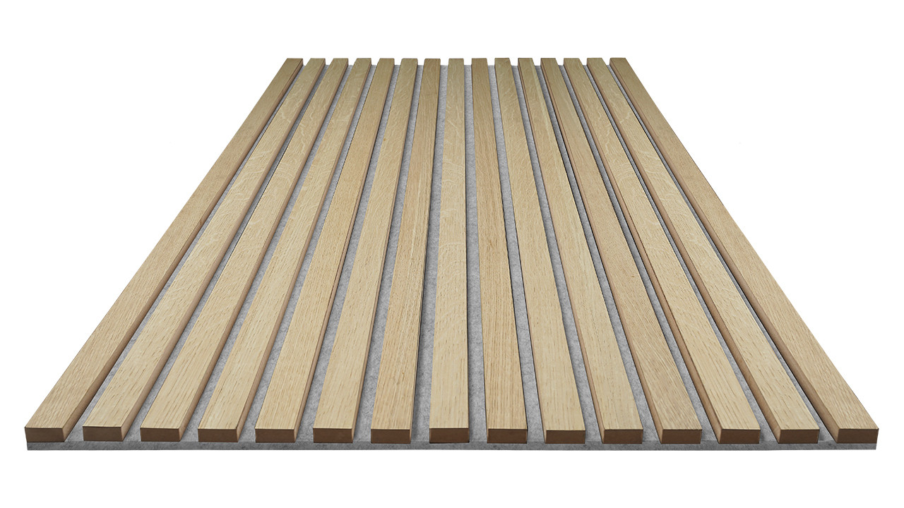 planeo acoustic panels Pro - oak light brown 250 x 60 cm