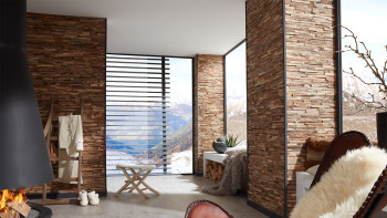 Skaben WoodWall - Teakwood Chic Nature