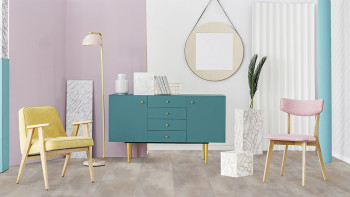 Gerflor click Vinyl - Virtuo 55 Rigid Acoustic Acuarela Taupe | integrated impact sound insulation (39071476)