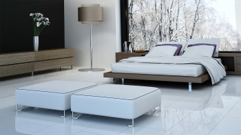 planeo Click Vinyl - Rigid White high gloss | Made in Germany (100P3005)