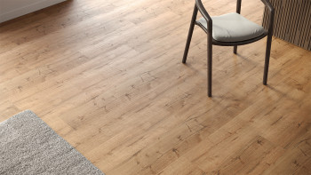 planeo Click Vinyl - Rigid Oak Natural Brown | Synchronised embossing (DF-67501)