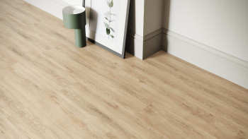 planeo Rigid Click Vinyl - SolutionX 2in1 Light Oak | Impact sound insulation integrated (ECF-0057)
