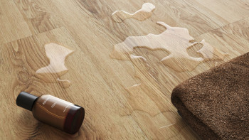 planeo Rigid Click Vinyl - SolutionX 2in1 Light Oak | Impact sound insulation integrated (ECF-0057)