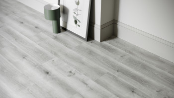 planeo Rigid Click Vinyl - SolutionX 2in1 Oak Grey | Impact sound insulation integrated (ECF-0088)