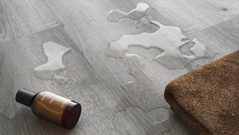 planeo Rigid Click Vinyl - SolutionX 2in1 Oak Grey | Impact sound insulation integrated (ECF-0088)