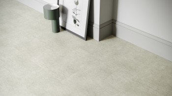 planeo Rigid Click Vinyl - SolutionX 2in1 Concrete Grey Light | Impact sound insulation integrated (ECF-0099)